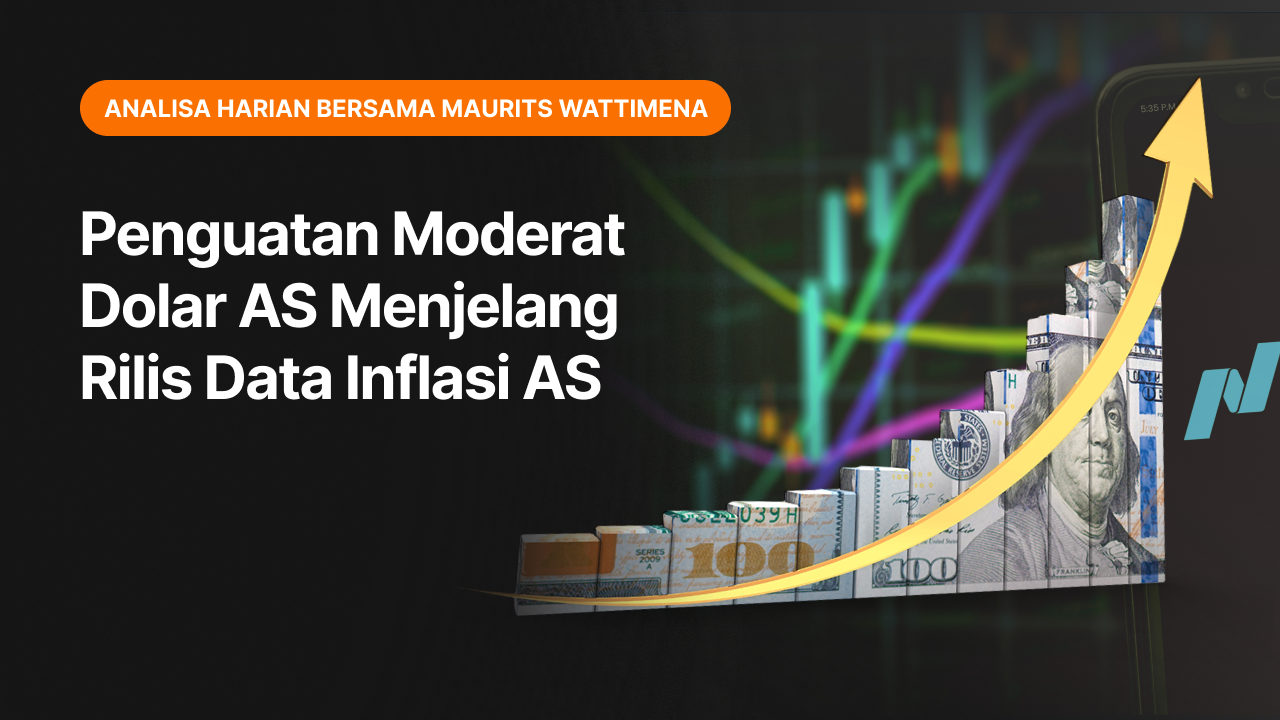 Penguatan Moderat Dolar AS Menjelang Rilis Data Inflasi AS